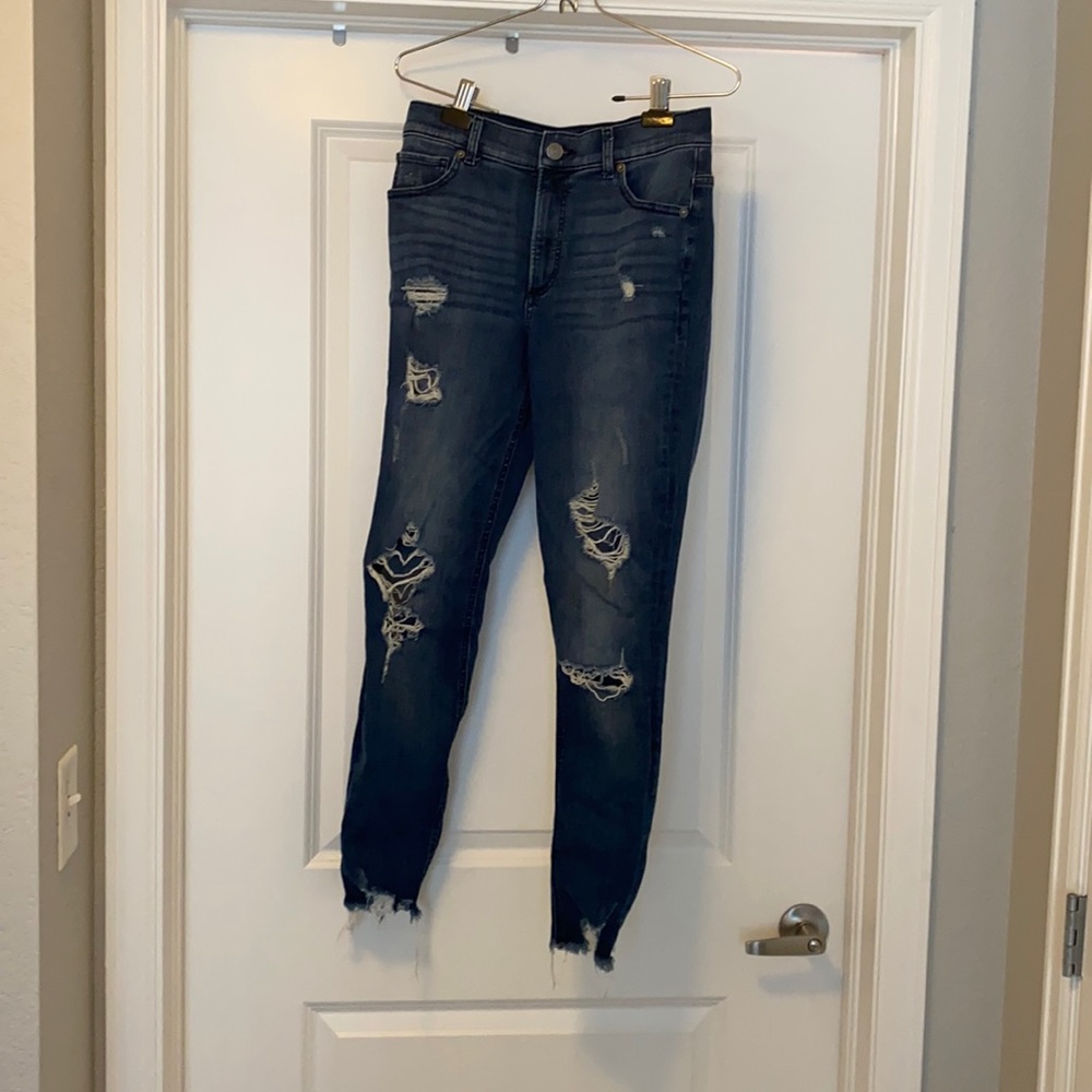 Distressed Express Jeans Size 6R